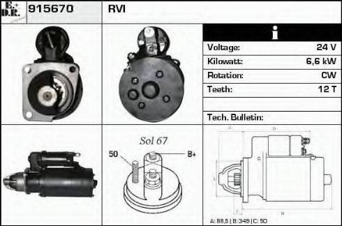 EDR 915670 - Starter www.molydon.hr