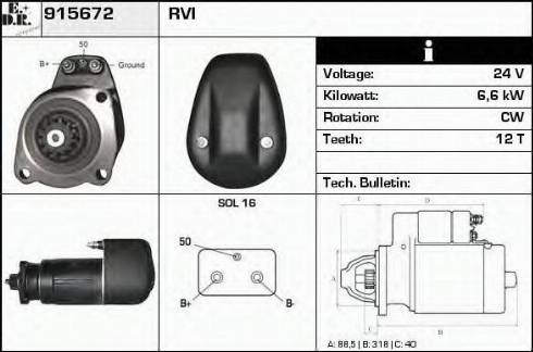 EDR 915672 - Starter www.molydon.hr