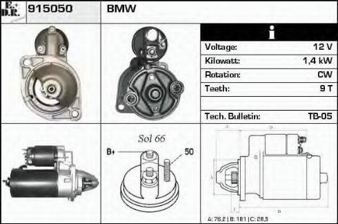 EDR 915050 - Starter www.molydon.hr