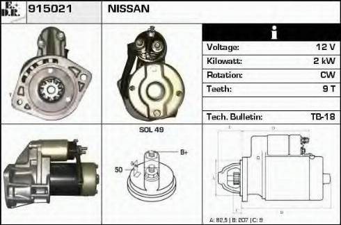 EDR 915021 - Starter www.molydon.hr