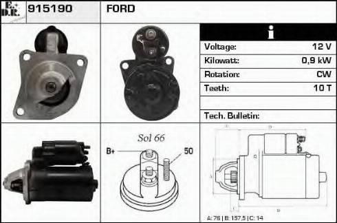 EDR 915190 - Starter www.molydon.hr