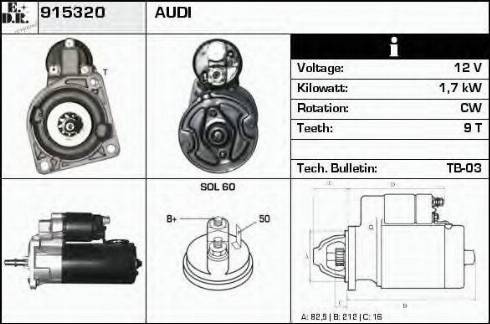 EDR 915320 - Starter www.molydon.hr