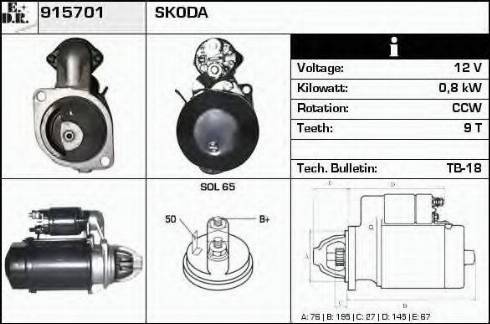 EDR 915701 - Starter www.molydon.hr