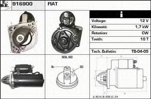 EDR 916900 - Starter www.molydon.hr