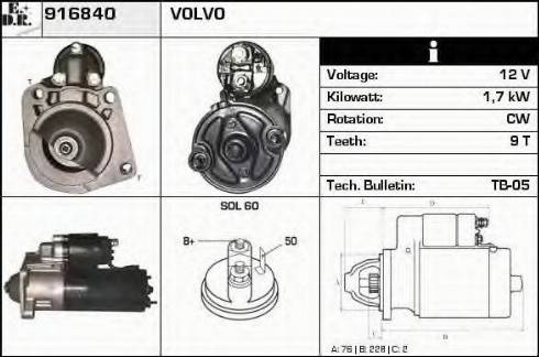 EDR 916840 - Starter www.molydon.hr