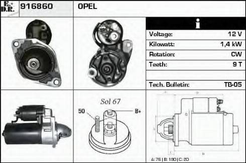 EDR 916860 - Starter www.molydon.hr