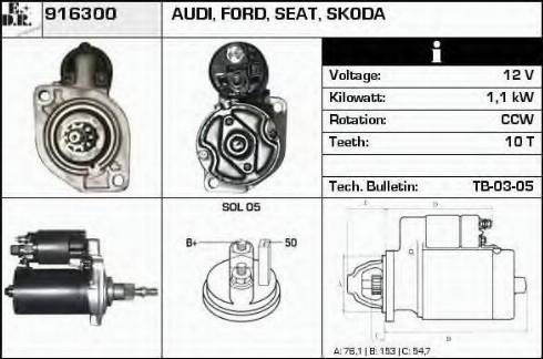 EDR 916300 - Starter www.molydon.hr