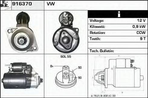 EDR 916370 - Starter www.molydon.hr