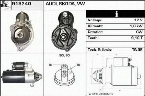 EDR 916240 - Starter www.molydon.hr