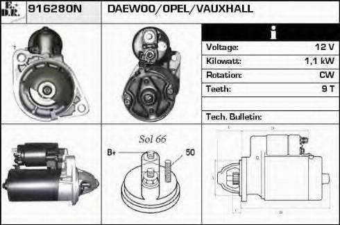 EDR 916280N - Starter www.molydon.hr