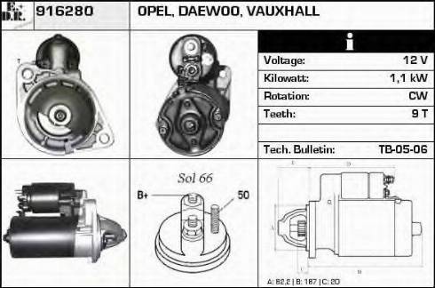 EDR 916280 - Starter www.molydon.hr