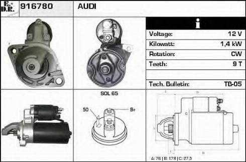 EDR 916780 - Starter www.molydon.hr