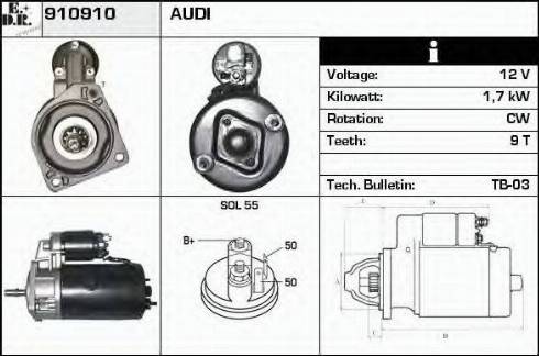 EDR 910910 - Starter www.molydon.hr