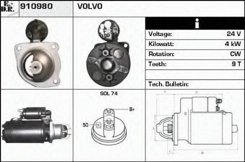 EDR 910980 - Starter www.molydon.hr