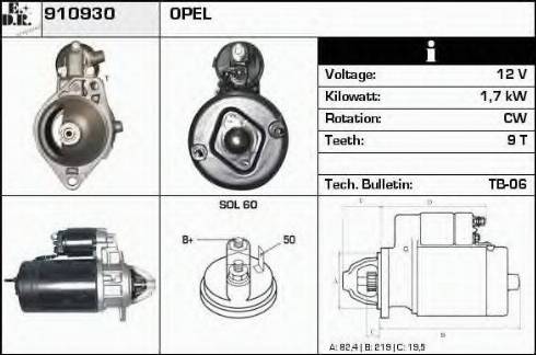 EDR 910930 - Starter www.molydon.hr