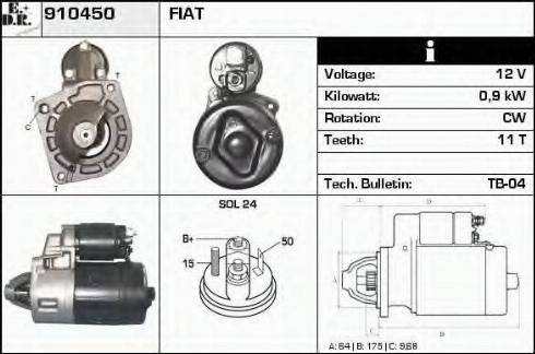 EDR 910450 - Starter www.molydon.hr