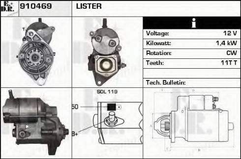 EDR 910469 - Starter www.molydon.hr