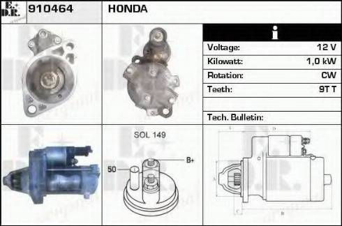 EDR 910464 - Starter www.molydon.hr