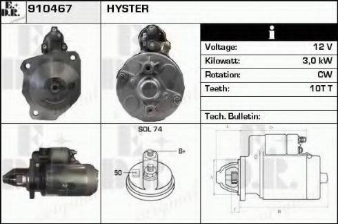 EDR 910467 - Starter www.molydon.hr