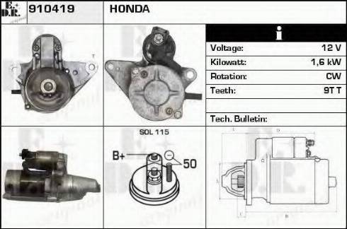 EDR 910419 - Starter www.molydon.hr