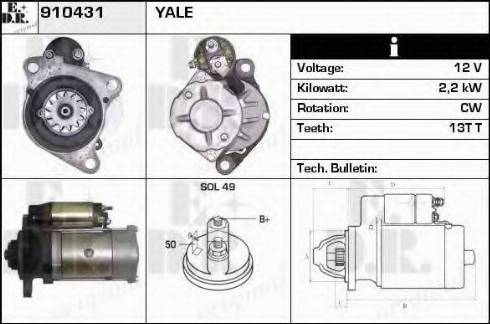 EDR 910431 - Starter www.molydon.hr