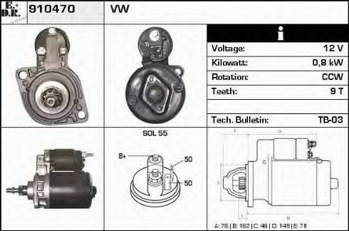 EDR 910470 - Starter www.molydon.hr