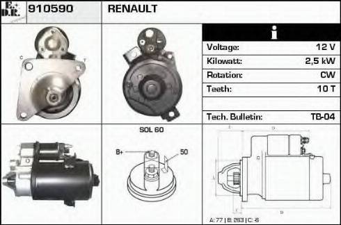 EDR 910590 - Starter www.molydon.hr