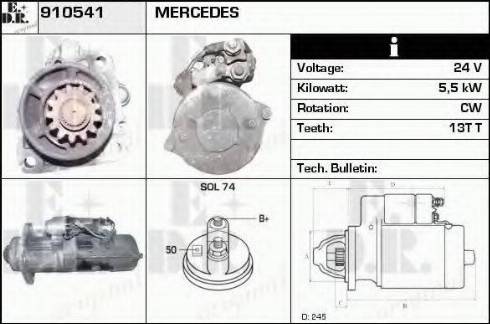 EDR 910541 - Starter www.molydon.hr