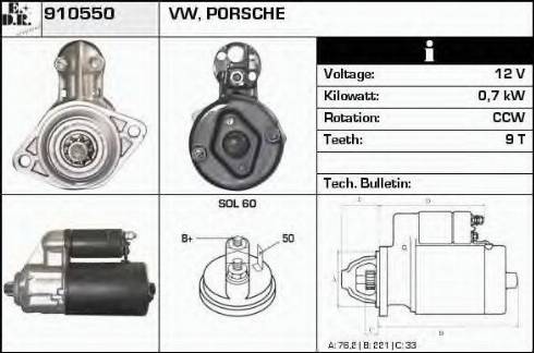 EDR 910550 - Starter www.molydon.hr