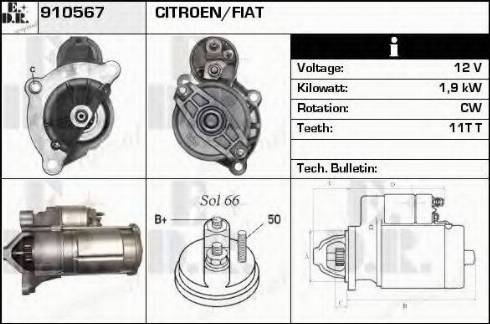 EDR 910567 - Starter www.molydon.hr