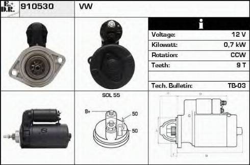 EDR 910530 - Starter www.molydon.hr