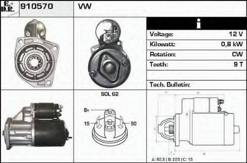 EDR 910570 - Starter www.molydon.hr