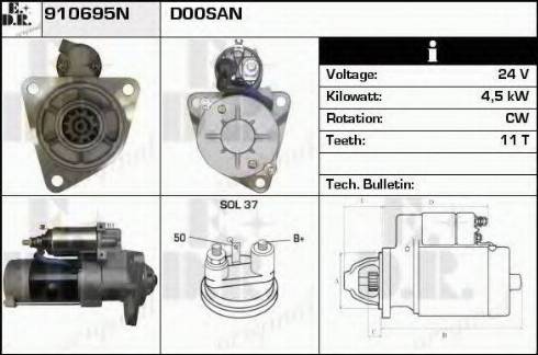 EDR 910695N - Starter www.molydon.hr