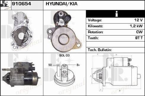 EDR 910654 - Starter www.molydon.hr