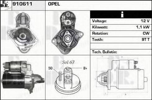 EDR 910611 - Starter www.molydon.hr