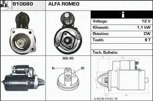 EDR 910680 - Starter www.molydon.hr