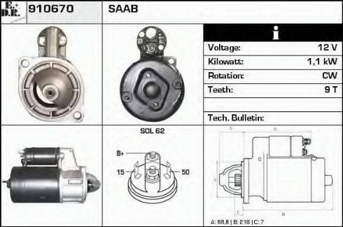 EDR 910670 - Starter www.molydon.hr