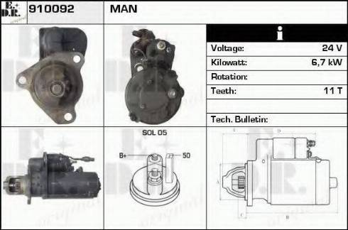 EDR 910092 - Starter www.molydon.hr