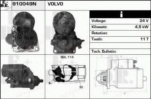 EDR 910049N - Starter www.molydon.hr