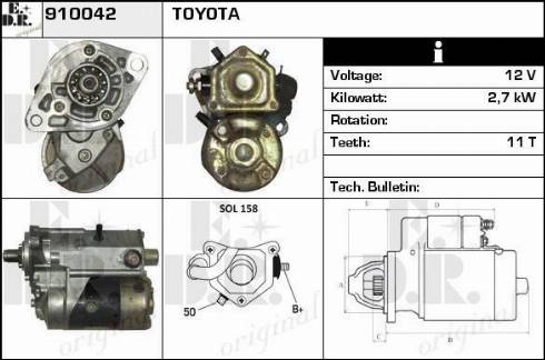 EDR 910042 - Starter www.molydon.hr