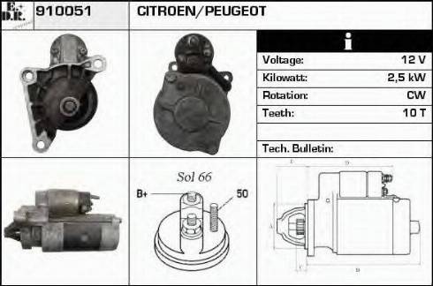 EDR 910051 - Starter www.molydon.hr