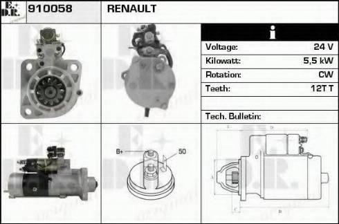 EDR 910058 - Starter www.molydon.hr