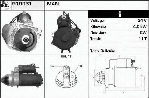 EDR 910061 - Starter www.molydon.hr