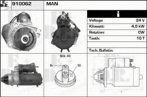 EDR 910062 - Starter www.molydon.hr