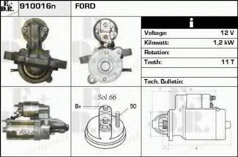 EDR 910016N - Starter www.molydon.hr