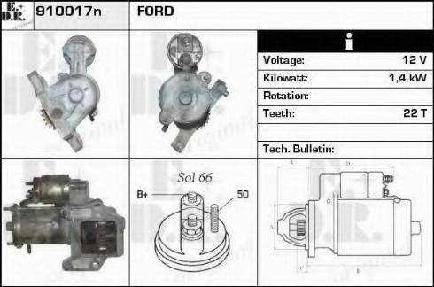 EDR 910017N - Starter www.molydon.hr