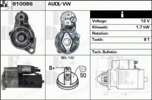 EDR 910086 - Starter www.molydon.hr