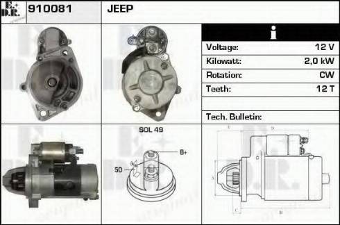 EDR 910081 - Starter www.molydon.hr