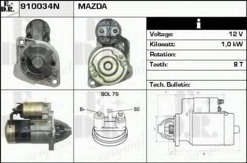 EDR 910034N - Starter www.molydon.hr