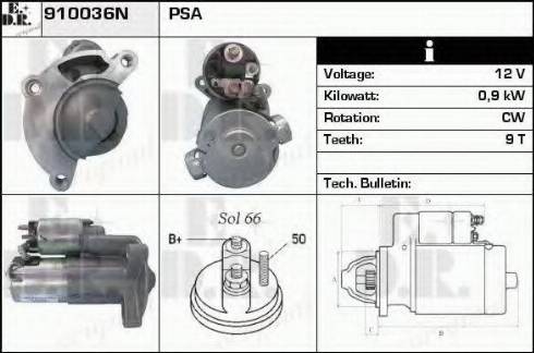 EDR 910036N - Starter www.molydon.hr